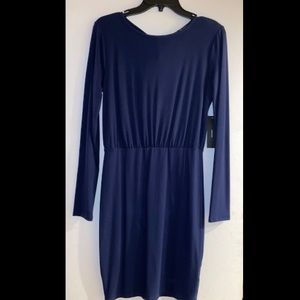 NWT Lulu’s navy mini dress with open back